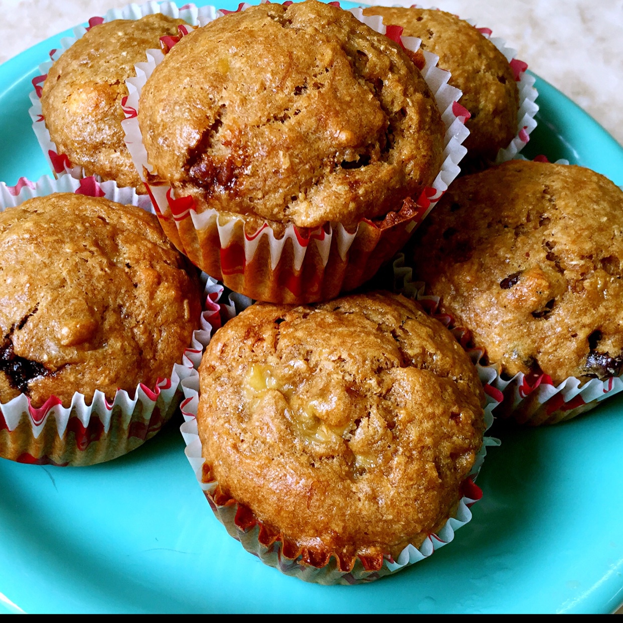 红糖全麦香蕉马芬