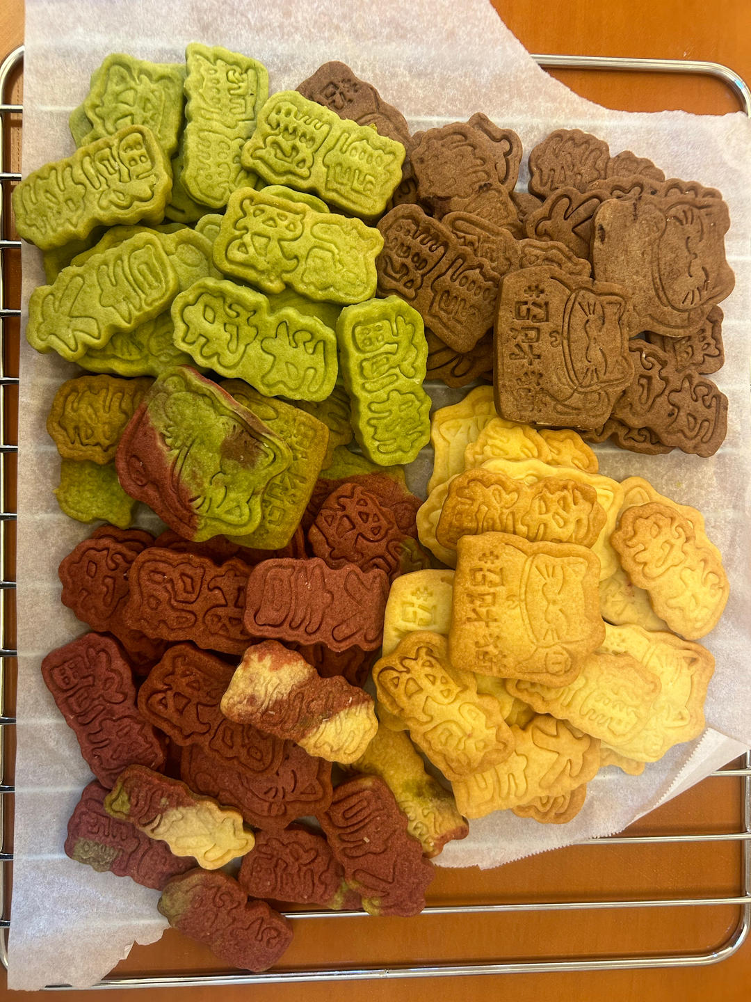 零失败花纹超级立体的黄油曲奇