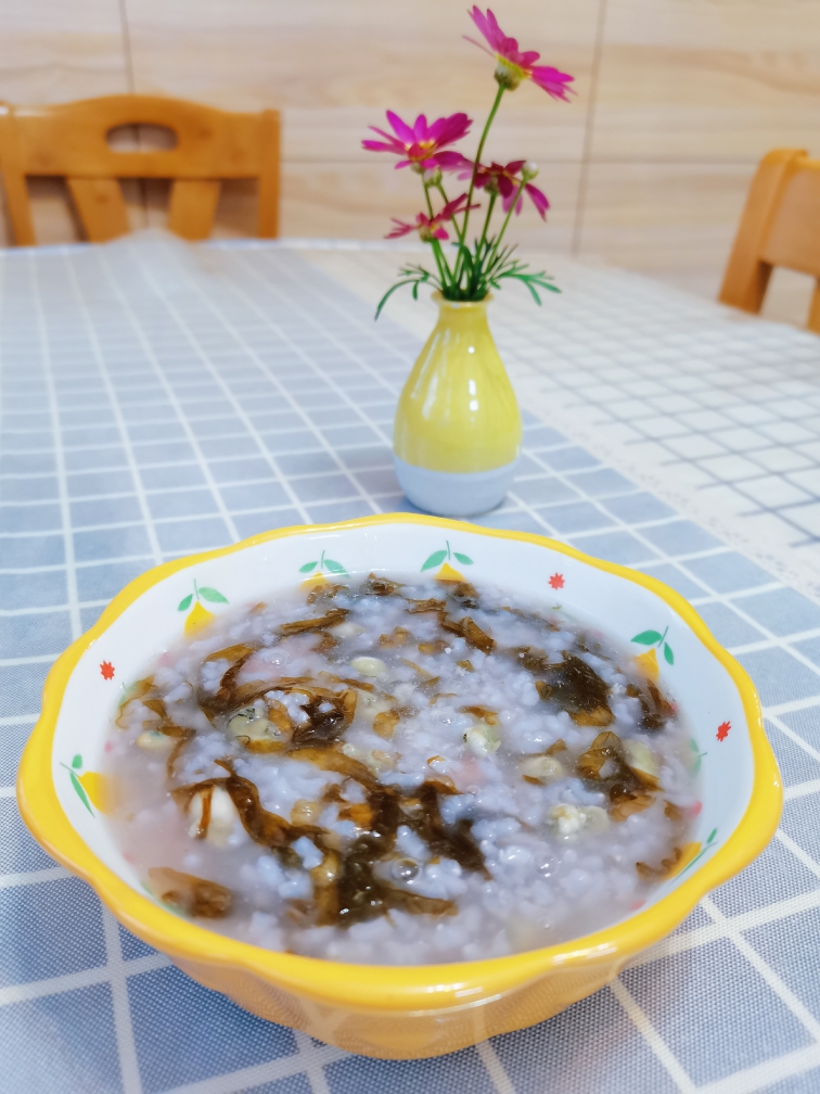 海蛎紫菜粥的做法