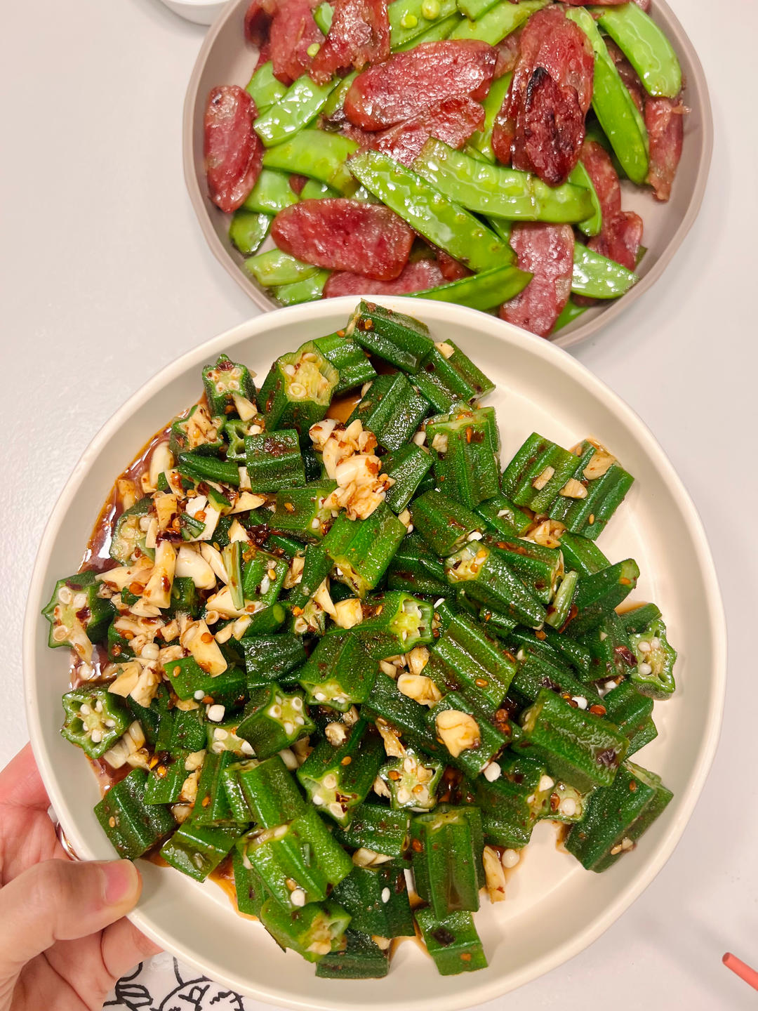 凉拌秋葵