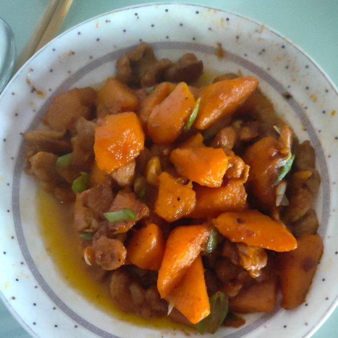 南瓜炒肉