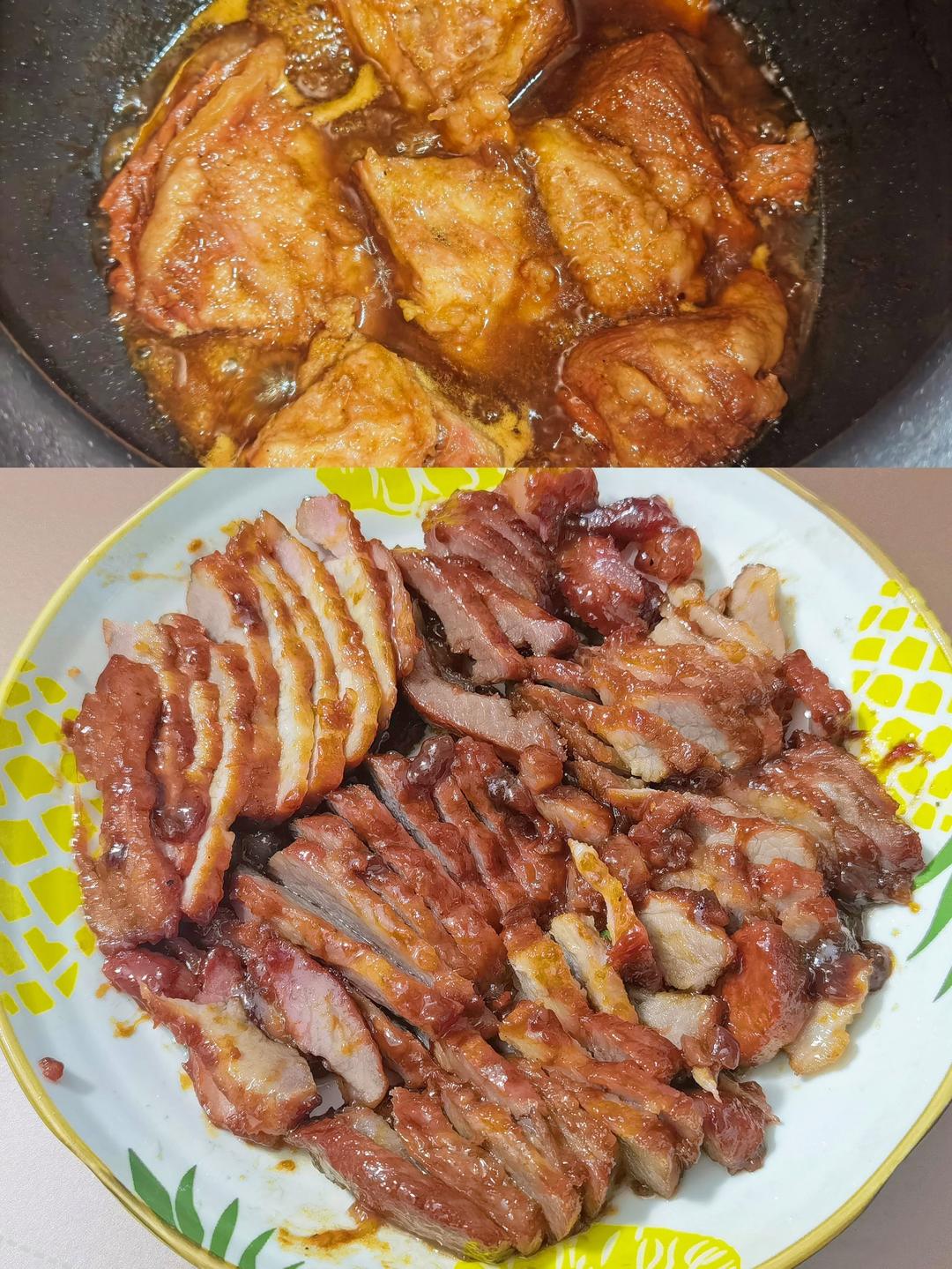 电饭锅版叉烧(便当)的做法