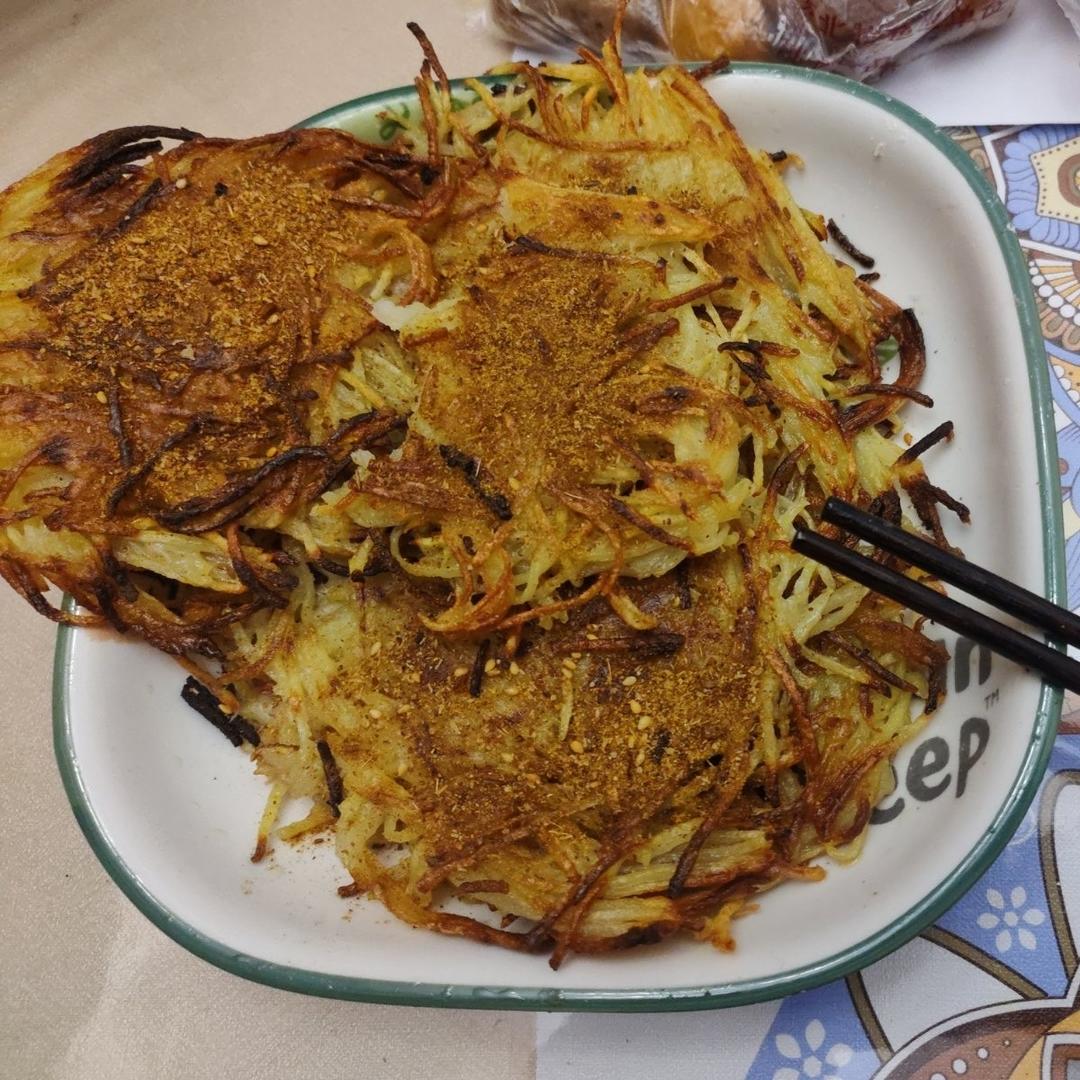 香煎土豆丝饼（超简单）