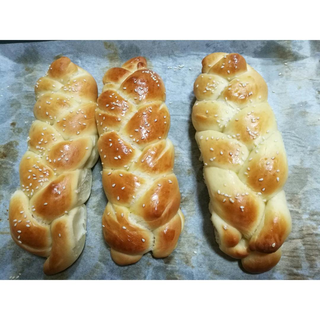 酸奶辫子面包（一次发酵）