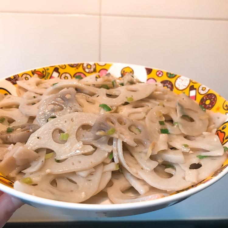 清炒藕片