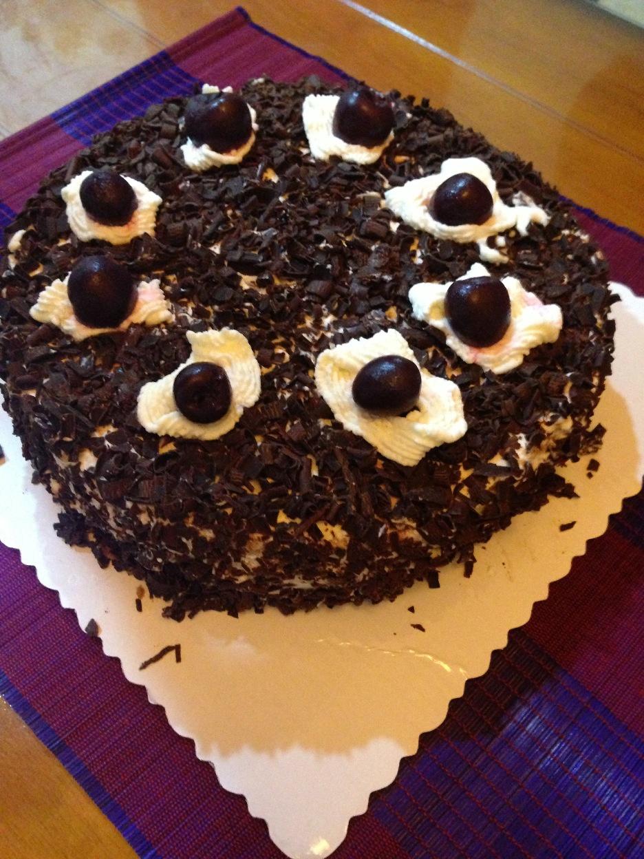 8寸黑森林蛋糕——新手篇的做法