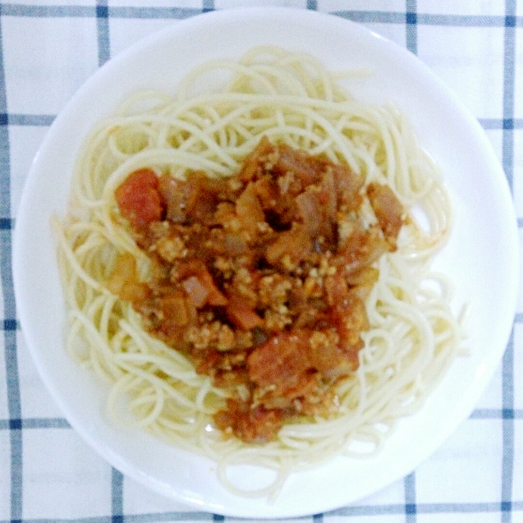 番茄肉酱意大利面