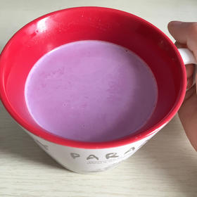 简易早餐版-紫薯椰奶