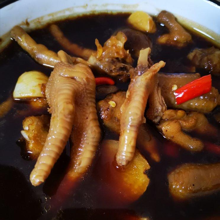 秘制红烧鸡爪
