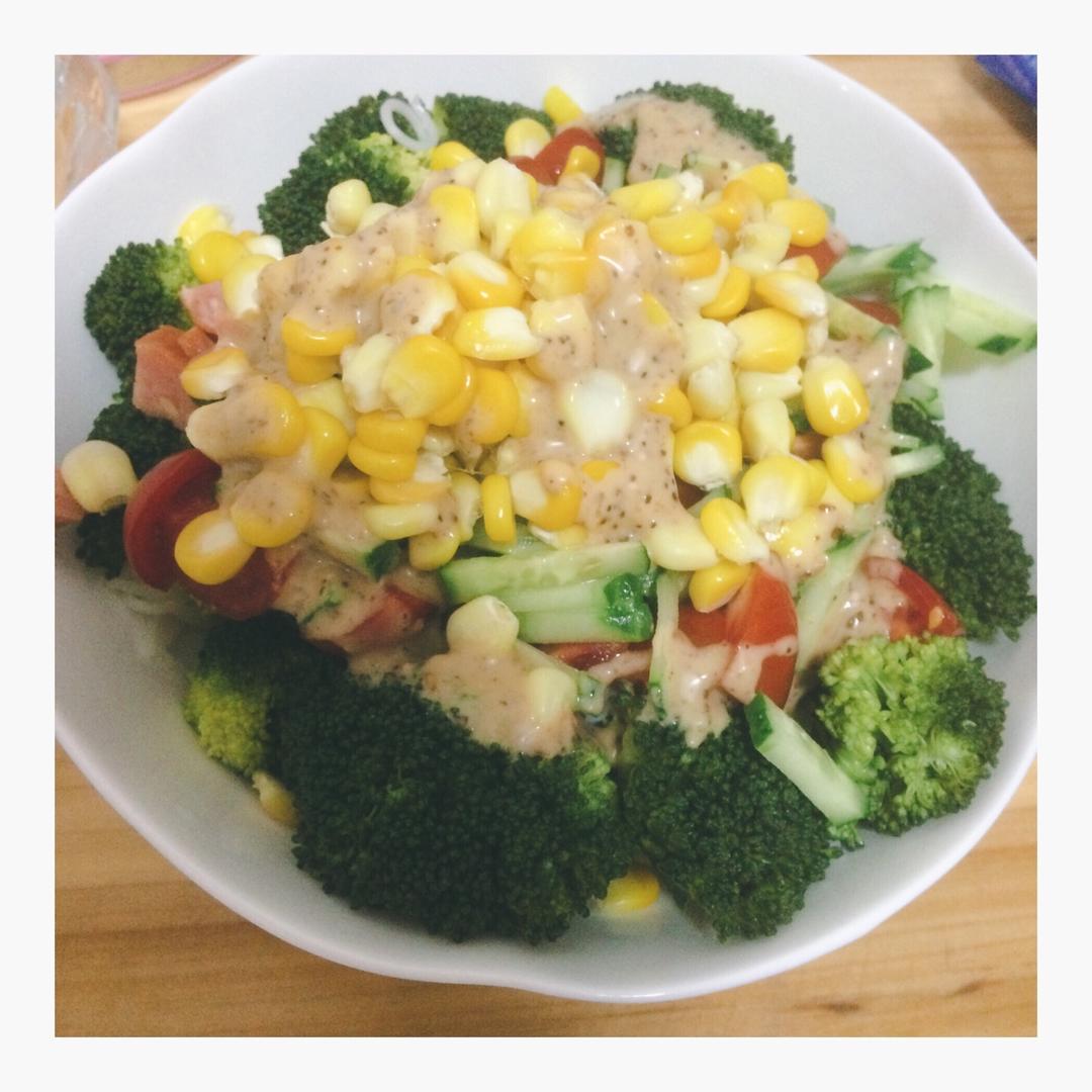 【丘比美食】芝麻鸡丝凉面