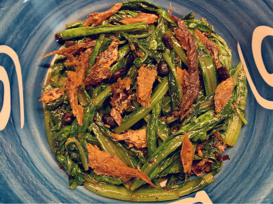 豆豉鲮鱼油麦菜