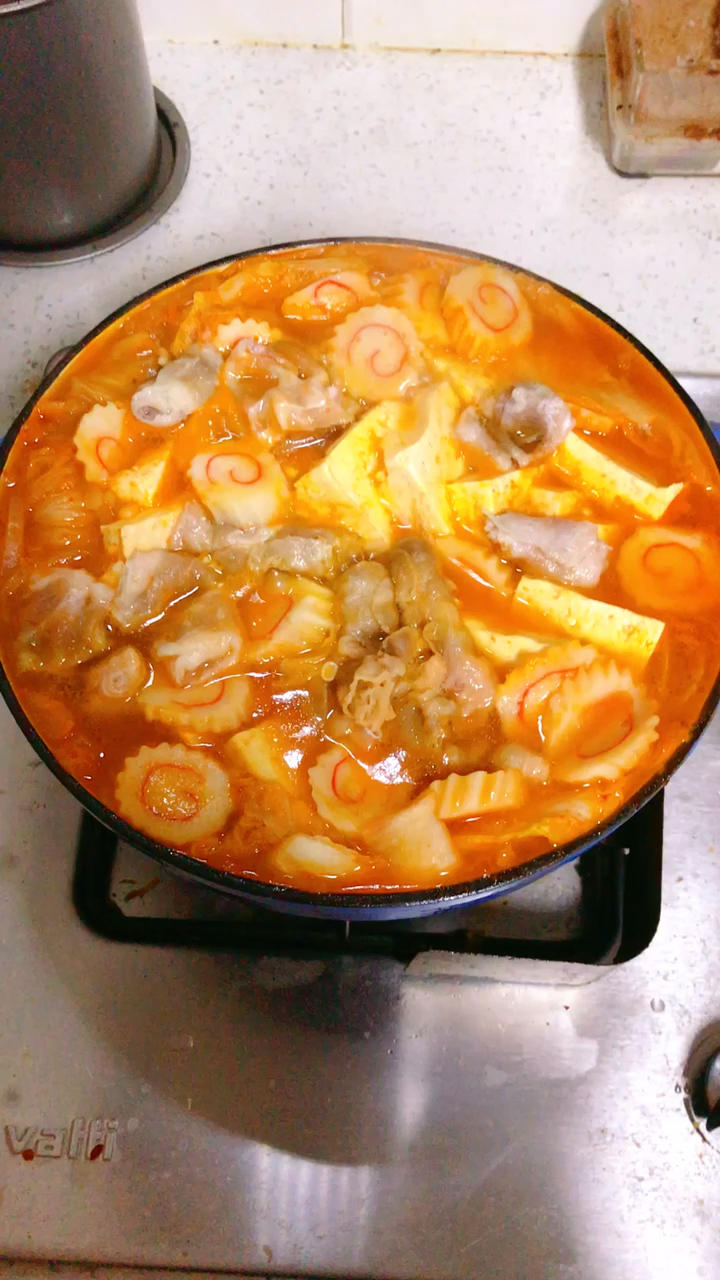 韩式泡菜豆腐锅/辣白菜豆腐汤