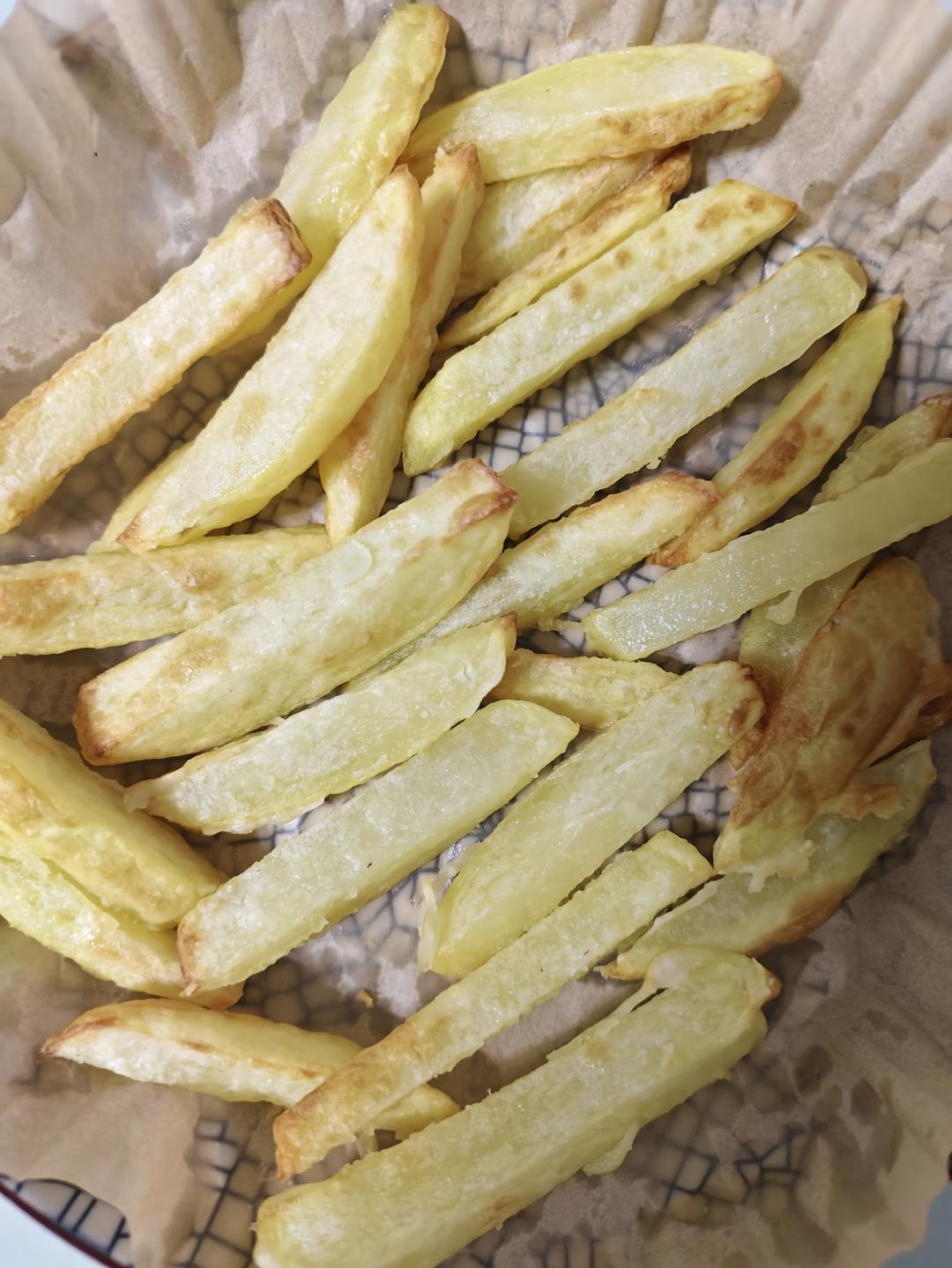 空气炸锅薯条（不冷冻，不水煮，不过夜，全网最简单）