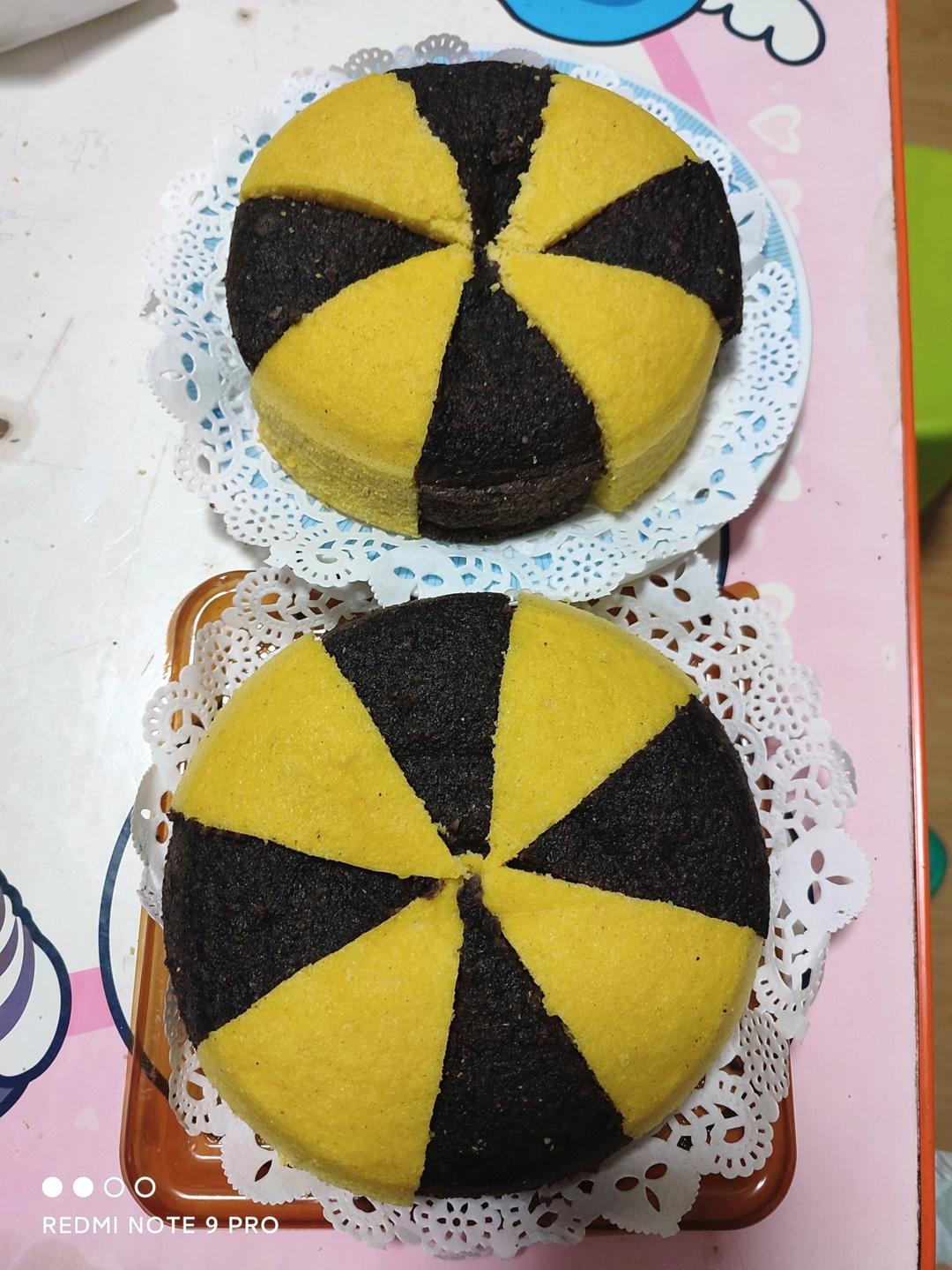 戚风小米蒸蛋糕