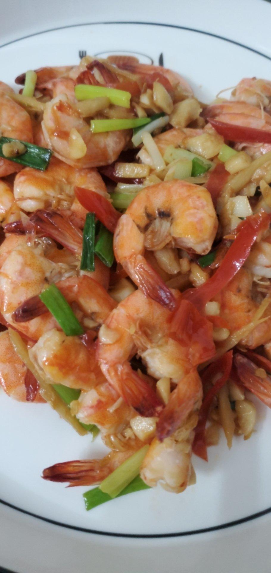 蒜蓉炒大虾