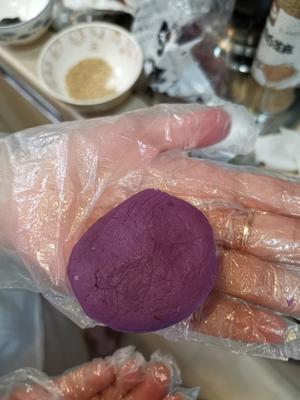 紫薯豆沙饼的做法 步骤5
