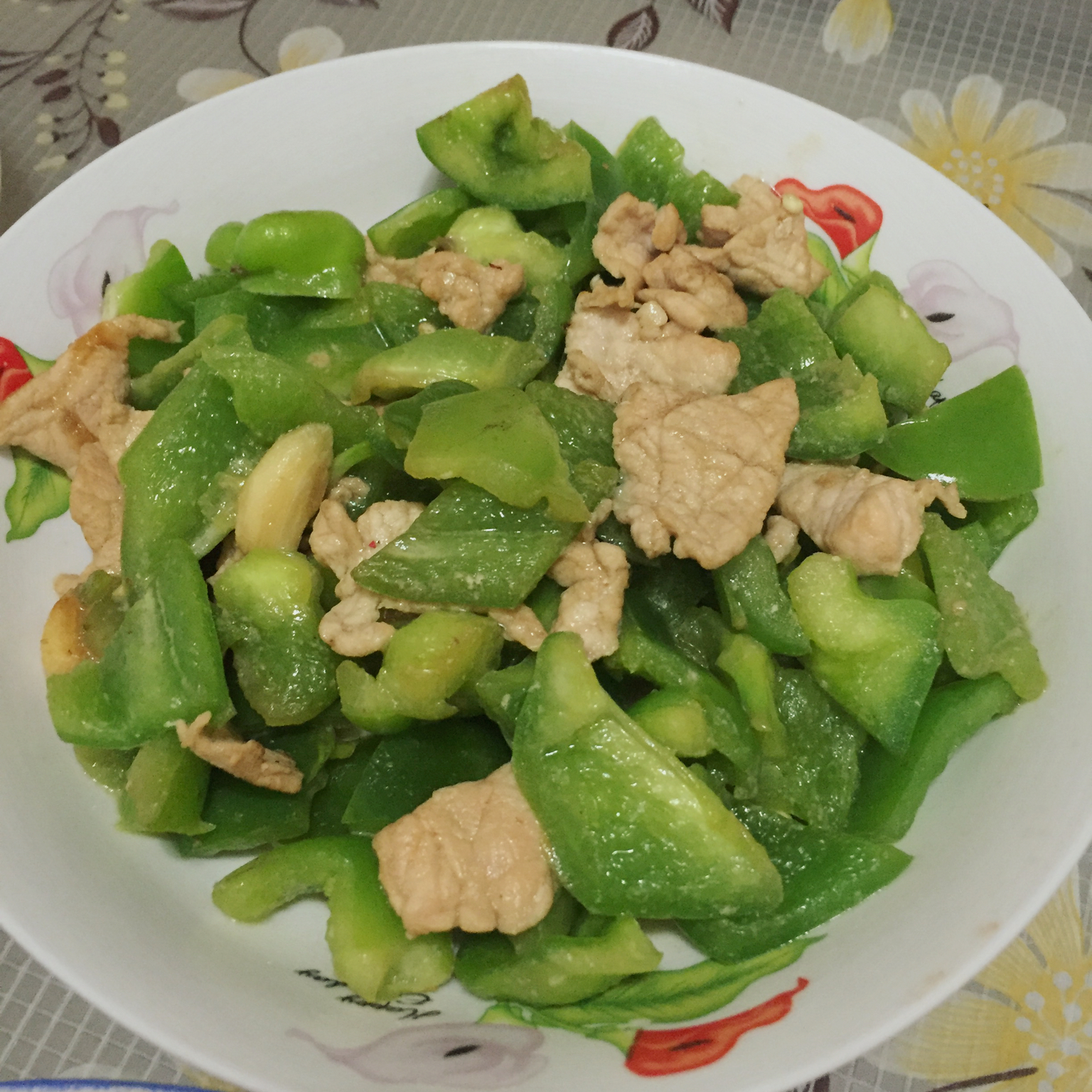青椒炒肉