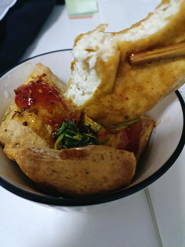 无油不臭的臭豆腐干
