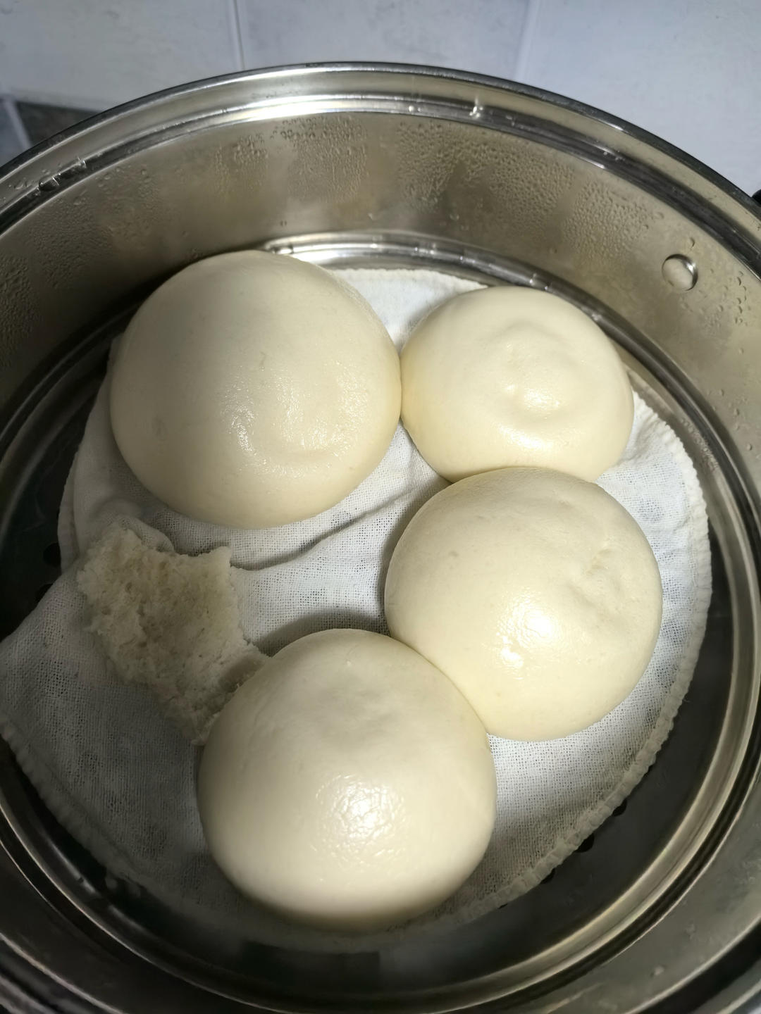 无糖无油，用最简单的材料做出最宣软、蓬松的大白馒头