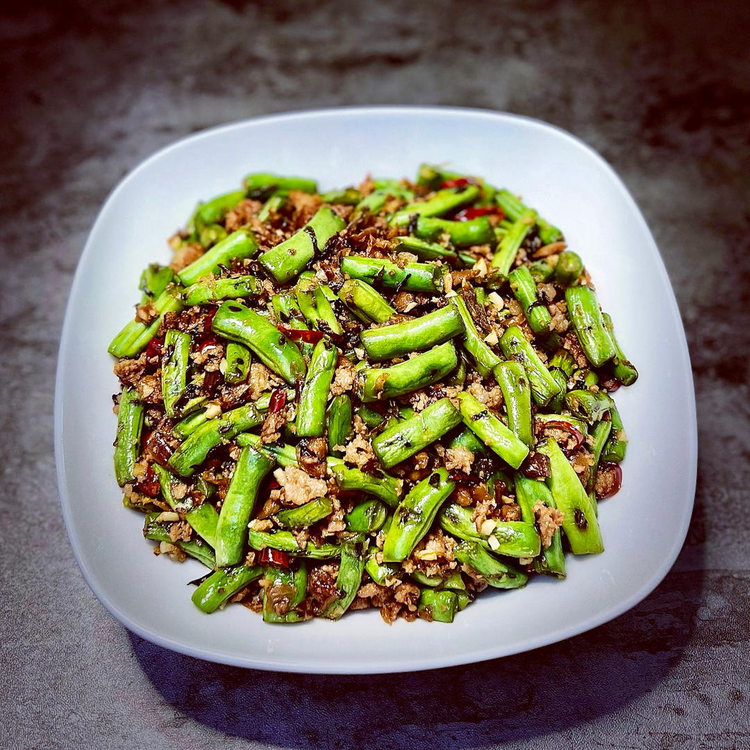 🔥快手下饭菜‼️榄菜四季豆