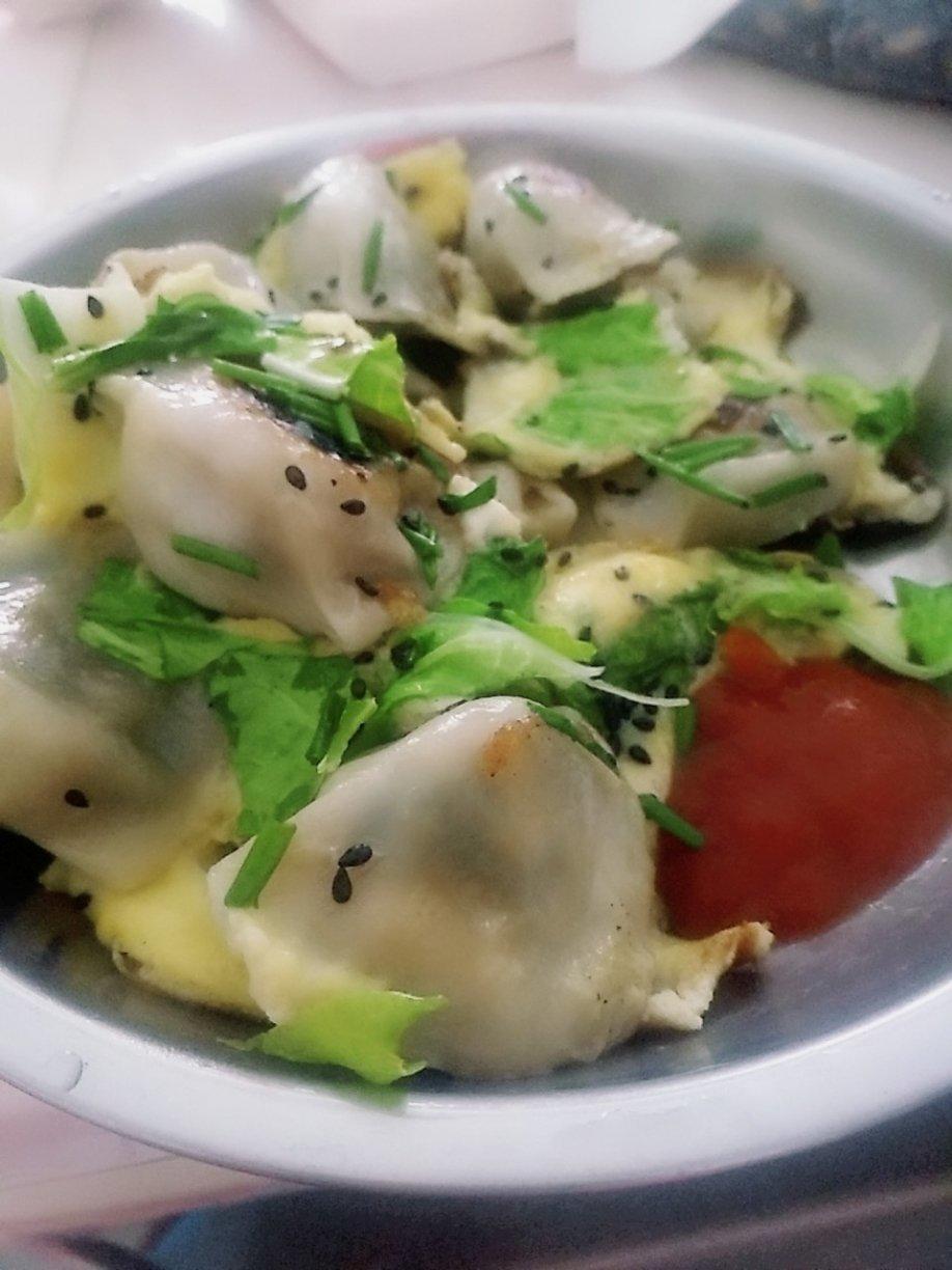 鸡蛋煎饺