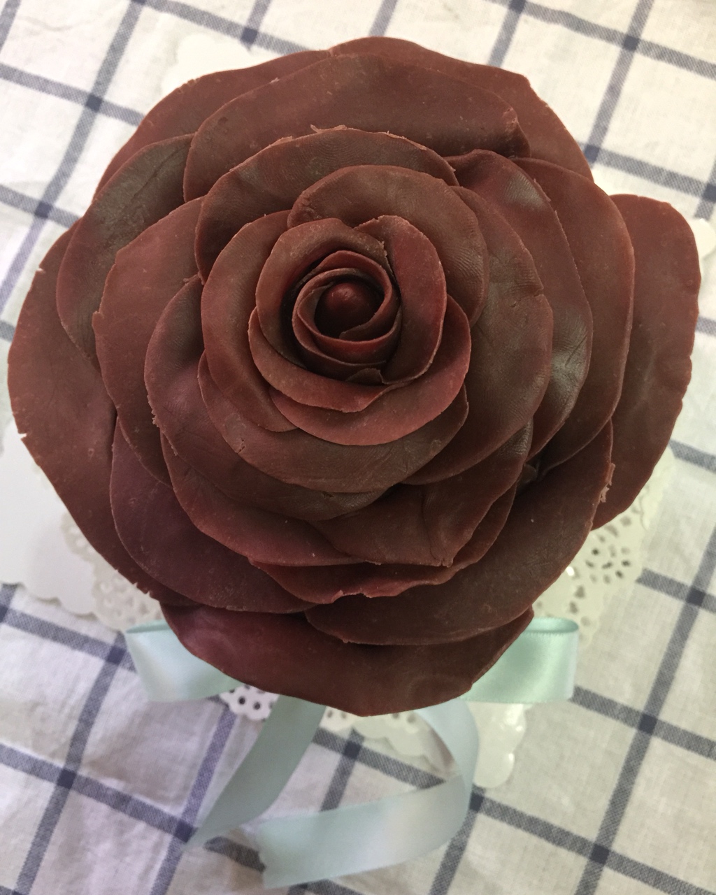 巧克力玫瑰花蛋糕