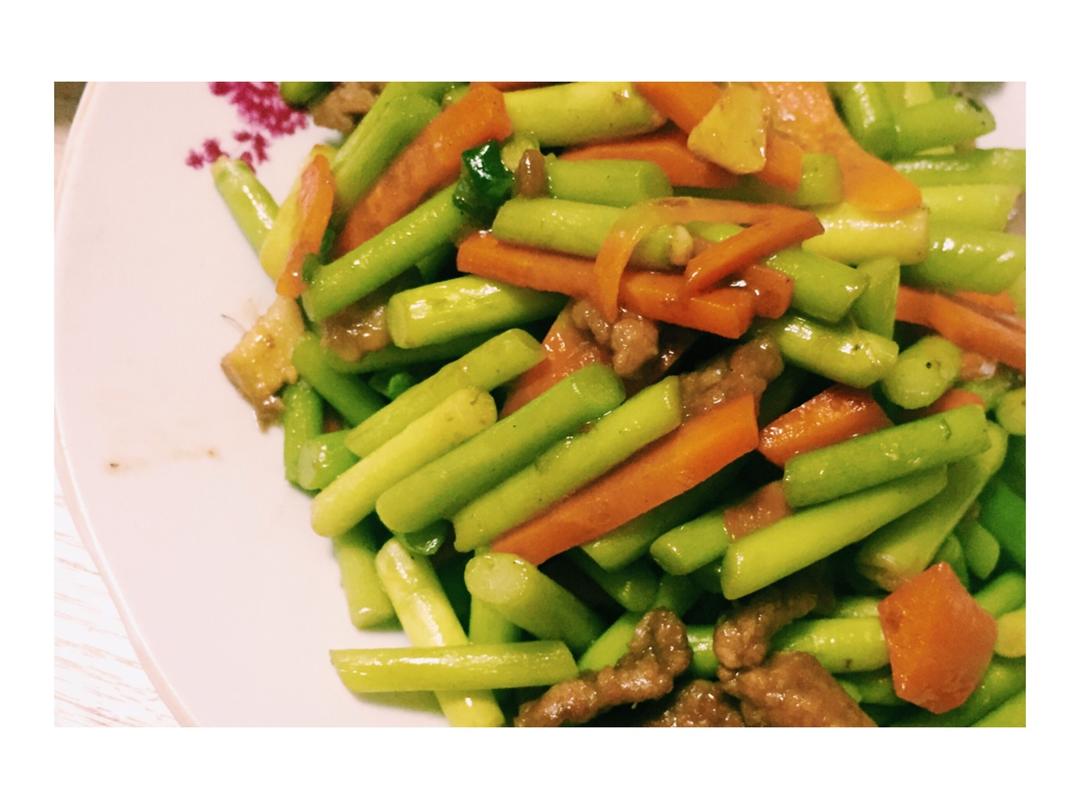 蒜薹炒肉丝