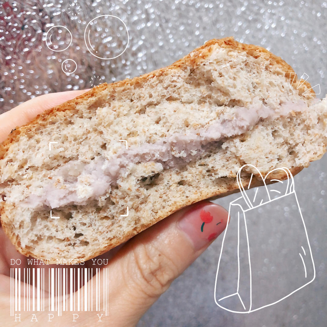 超级简单的手工芋泥馅制作方法！