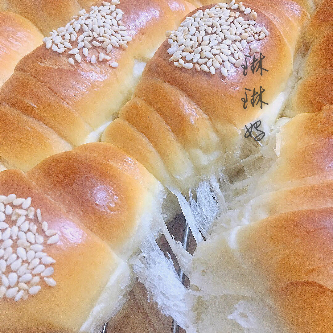 牛奶面包卷（直接法）