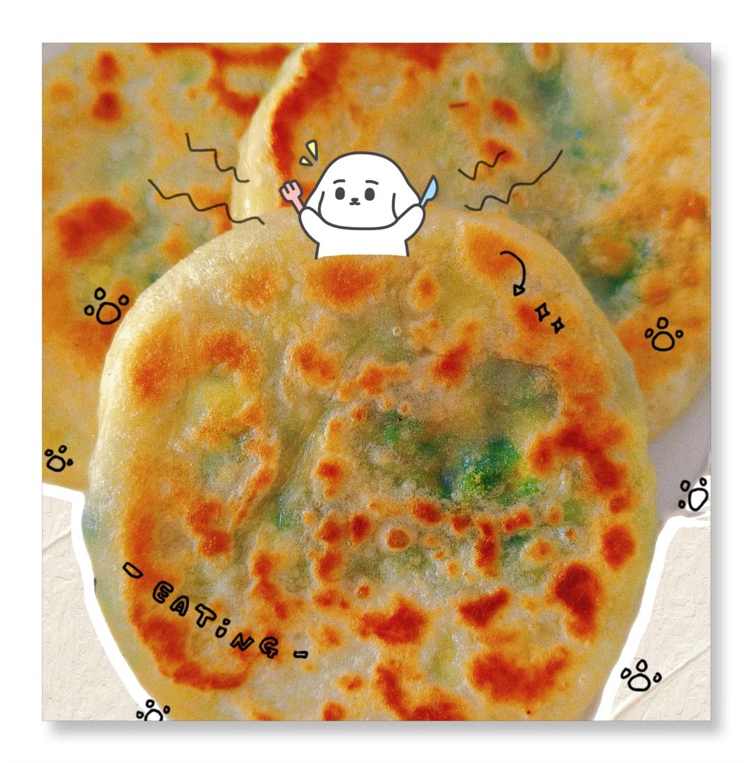 皮薄如纸的韭菜馅饼|免揉面法
