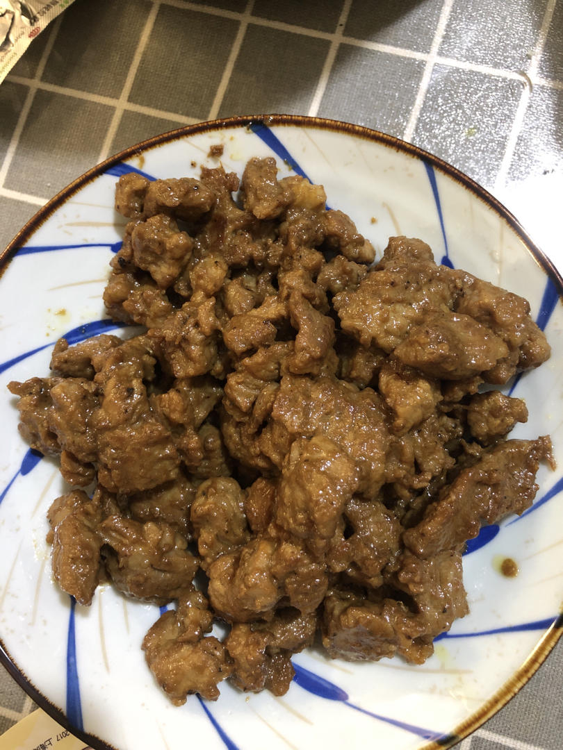 黑蒜子牛肉粒