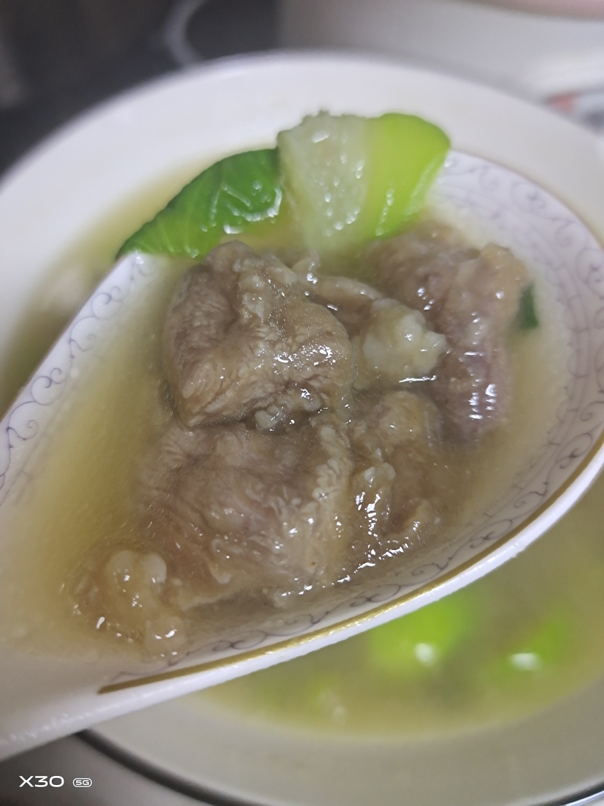 超嫩滑肉（瘦肉）丝瓜汤的做法