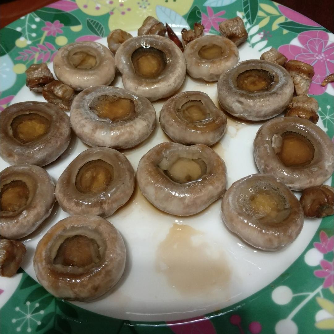 保留最原始鲜味儿的煎口蘑