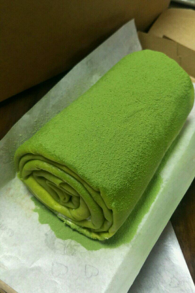抹茶毛巾卷