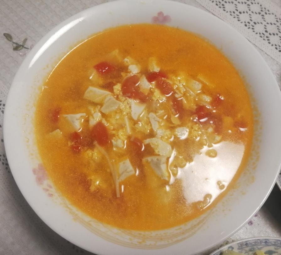 番茄豆腐汤