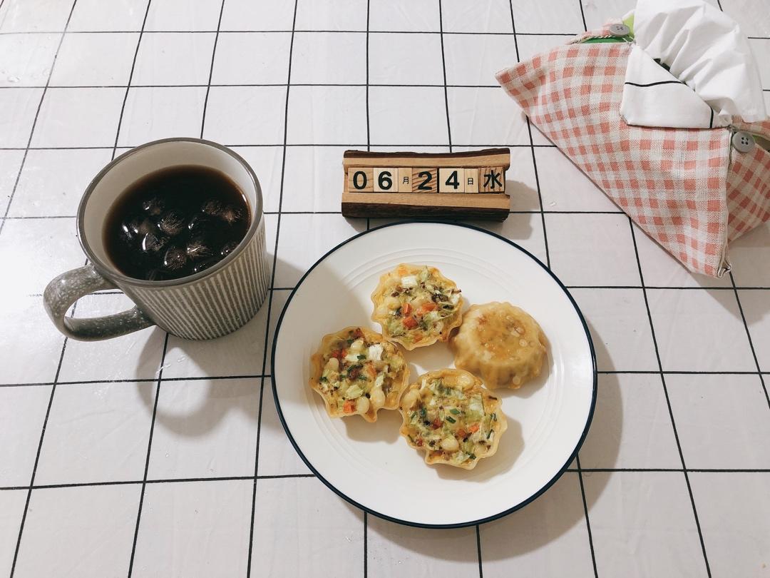 饺子皮版快手鸡蛋杯