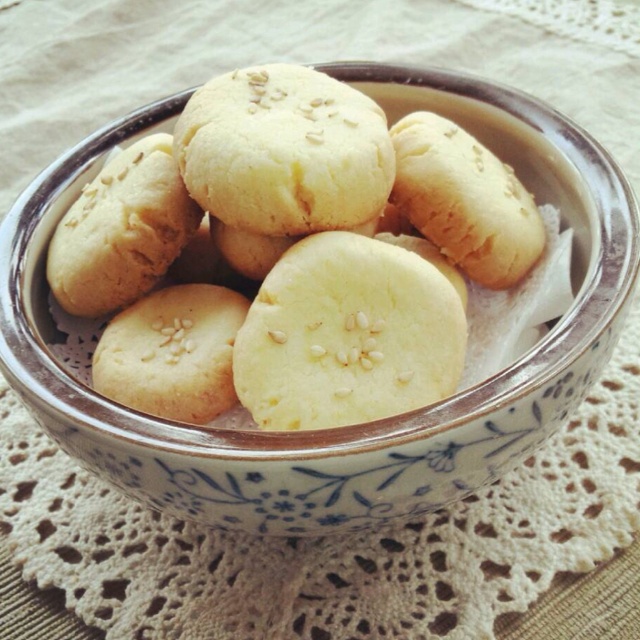 黑芝麻黄油饼干
