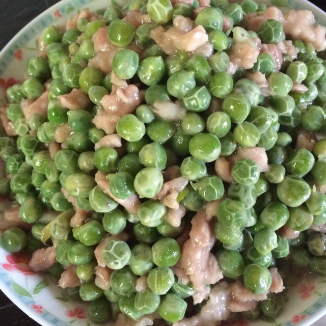 肉末豌豆