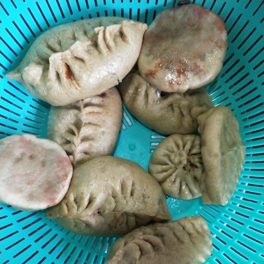 辣豆腐馅全麦包子