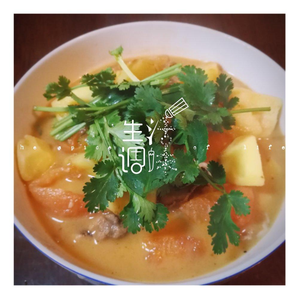 番茄土豆肥牛锅