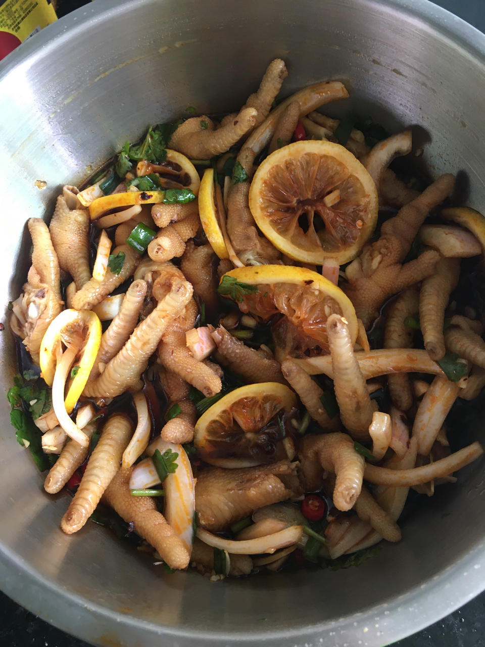 🍋柠檬百香果🌶️酸辣网红鸡爪