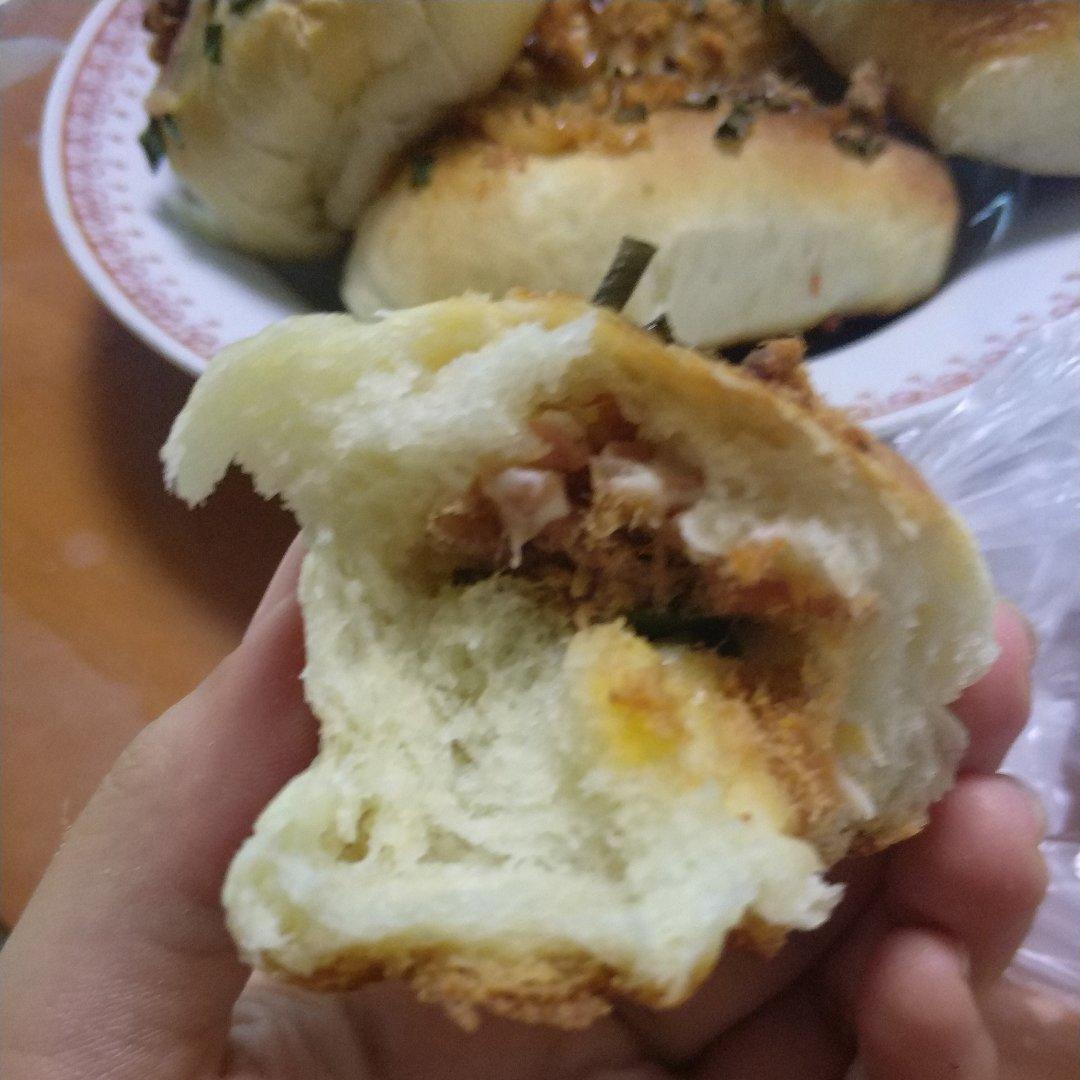 香葱火腿肉松面包
