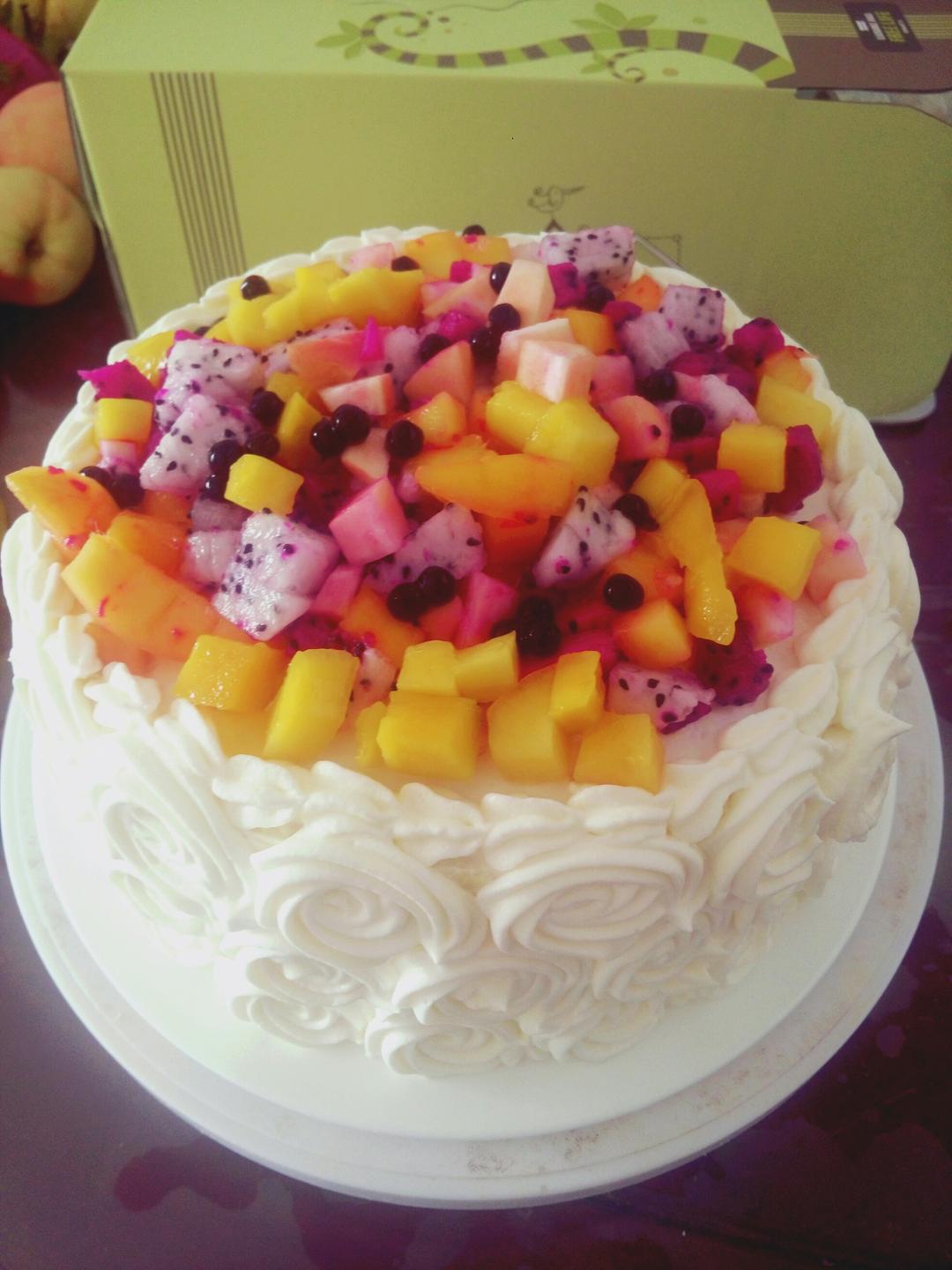 戚风蛋糕（不回缩，裱花打底首选）