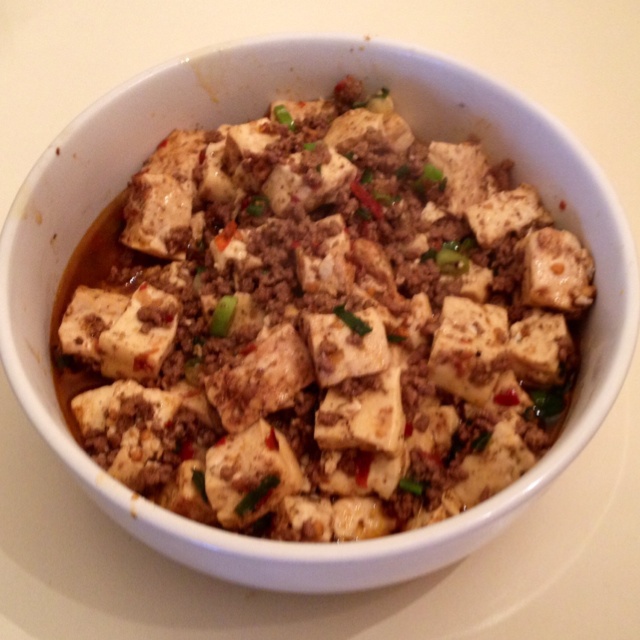 肉末烧豆腐