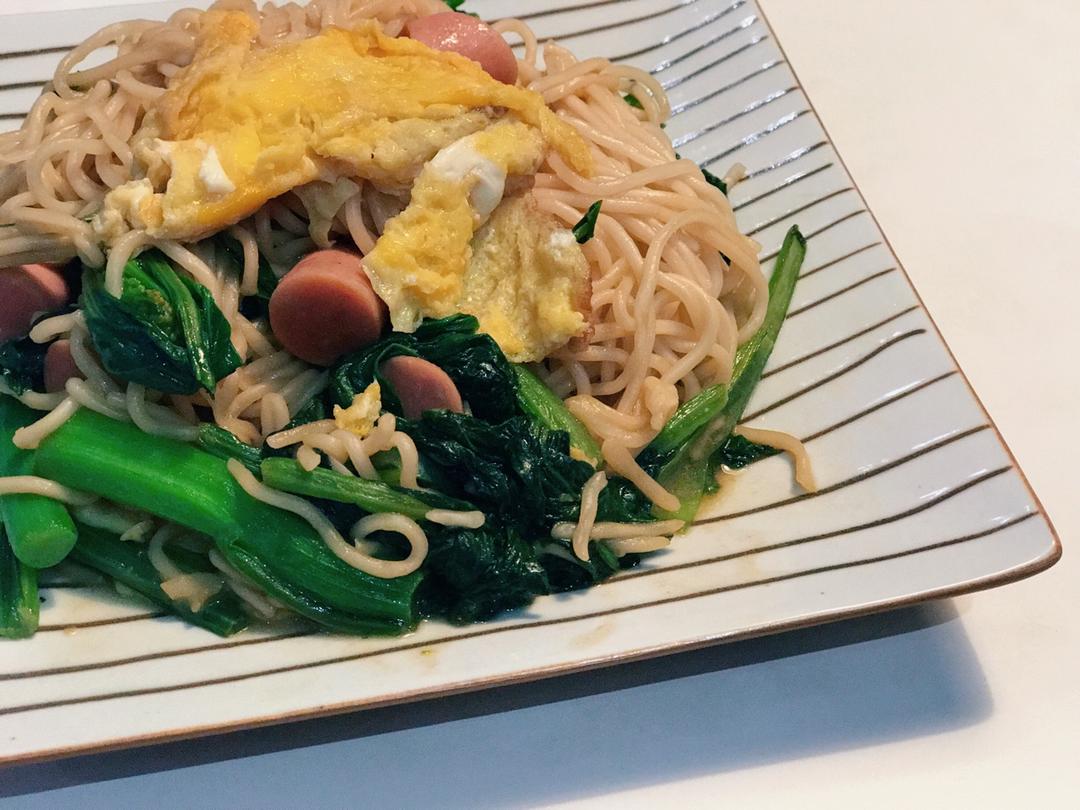鸡蛋炒面（一人份）