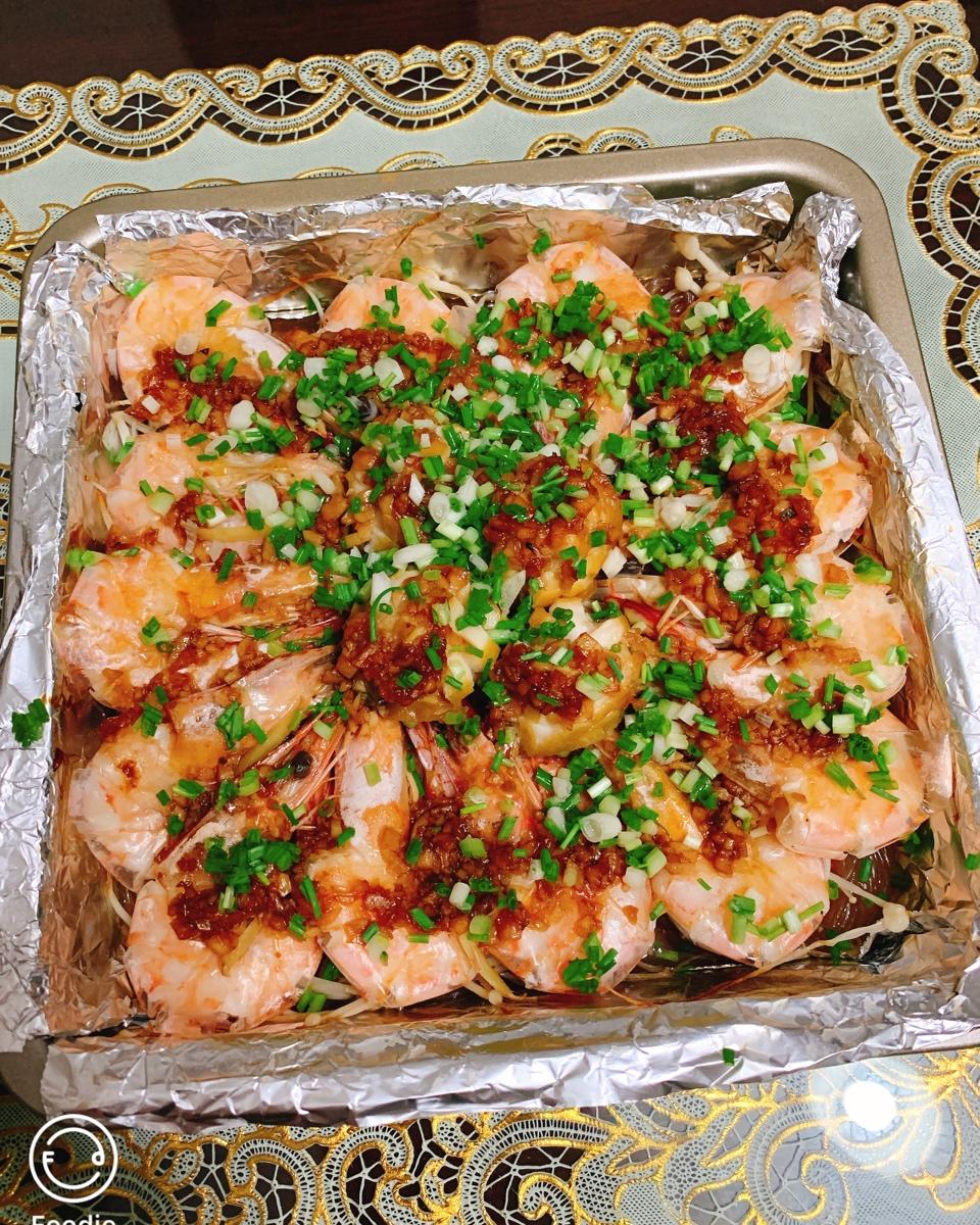 蒜香吮指海鲜大咖——松下NU-JK200W大蒸烤箱食谱