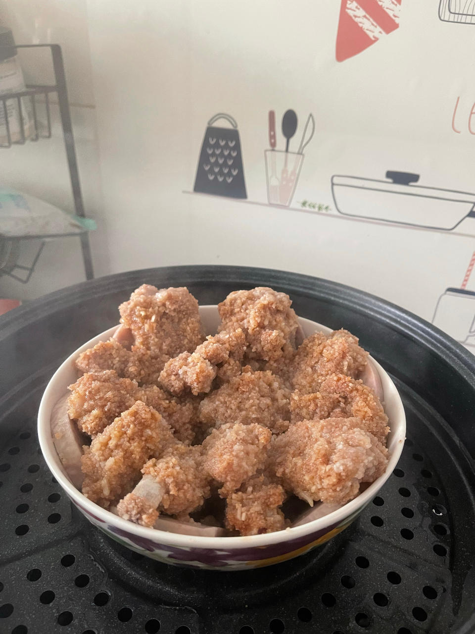 绝绝子！甩饭店几条街的粉蒸肉（粉蒸排骨）