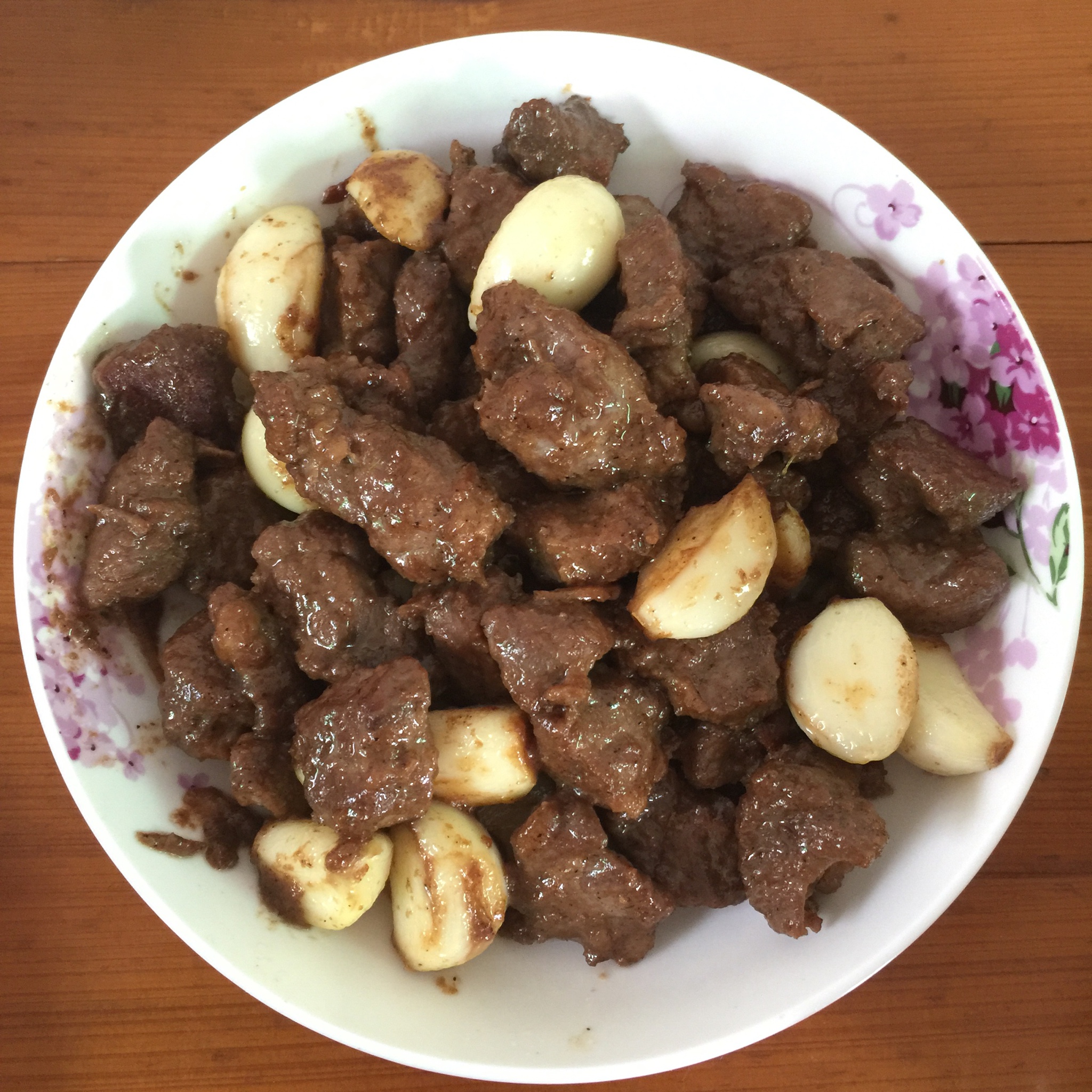 黑蒜子牛肉粒