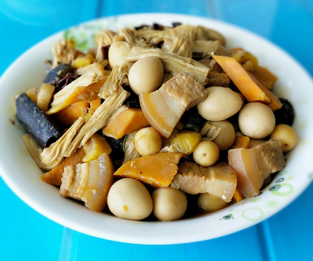 八宝荷叶鸡的做法 步骤10