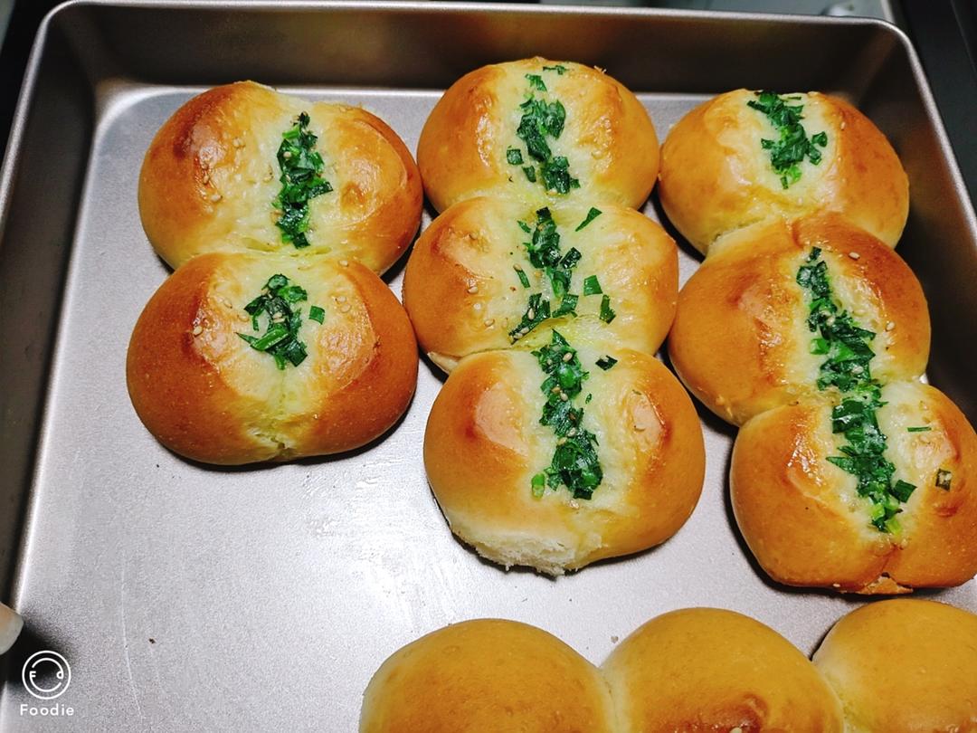 松软可爱，香葱泡泡包